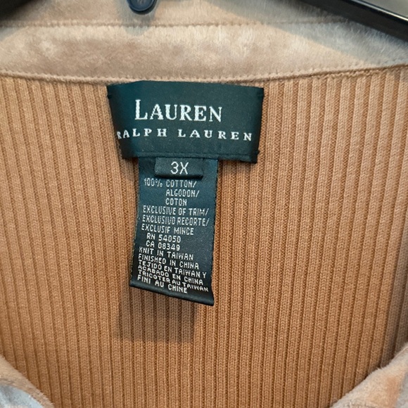 Ralph Lauren Camel Ribbed Sweater - Picture 2 of 6